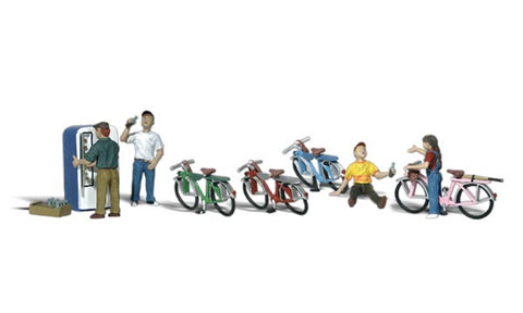 N Woodland Scenics Bicycle Buddies A2194