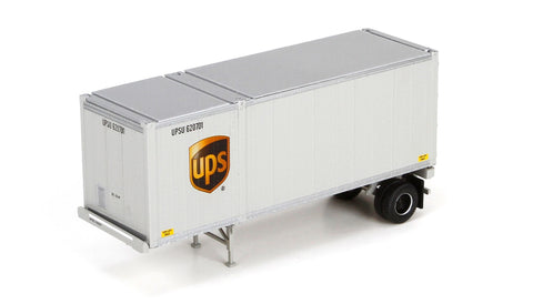 HO Athearn UPS 28' Container with Chassis #29431