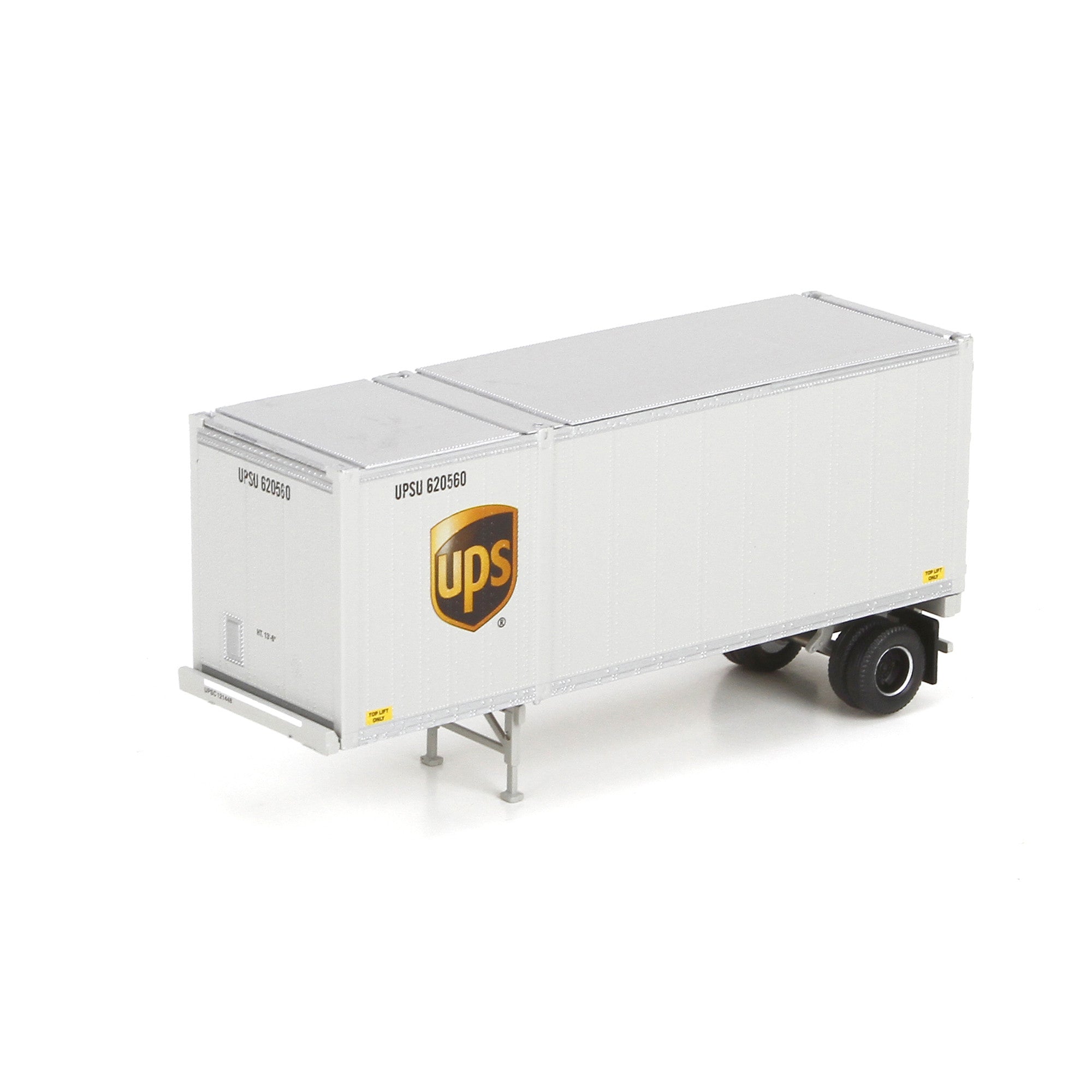 Athearn HO RTR UPS United Parcel Service 28' Container #UPSU 620560 w/ Chassis