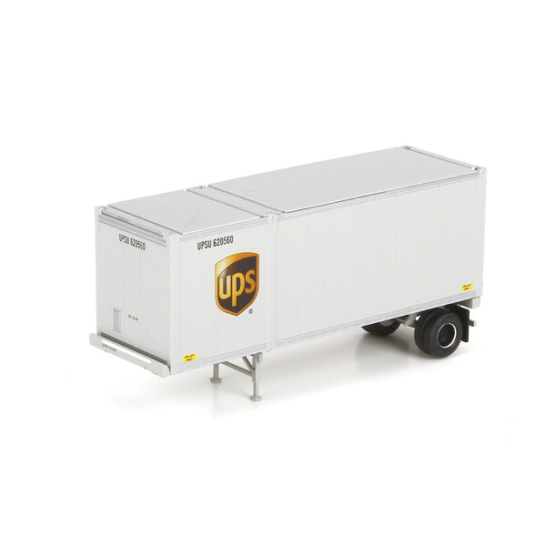 Athearn HO RTR UPS United Parcel Service 28' Container #UPSU 620560 w/ Chassis