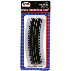 N Atlas Code 80 9-3/4" Radius Curve Track
