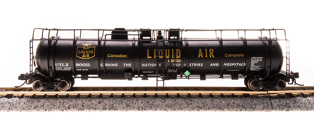 N Broadway Limited Canadian Liquid Air Cryogenic Tank Car 2-Pack