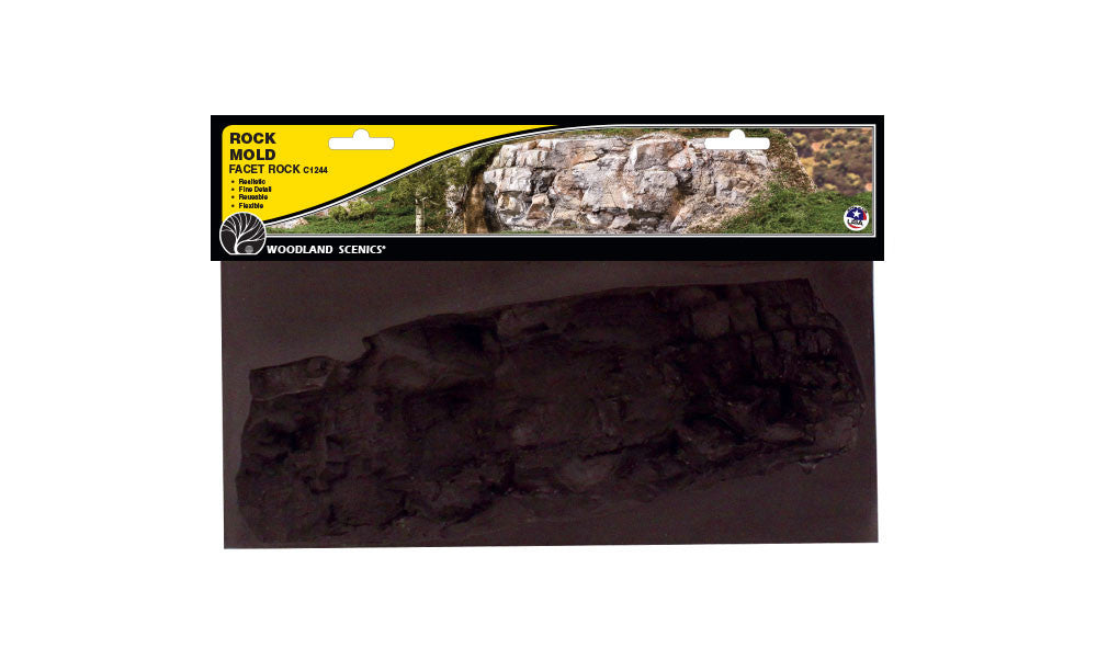 Woodland Scenics Facet Rock Mold #C1244