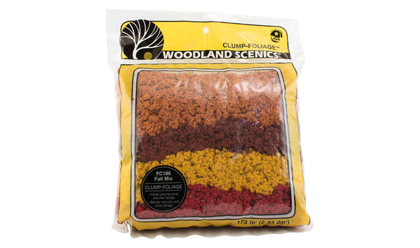 Woodland Scenics Clump-Foliage Fall Mix #FC186 - 3 Quart Bag