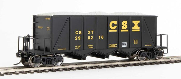 HO WalthersProto CSX 40' Ortner 100-Ton Open Aggregate Hopper #290216 Item #920-106020