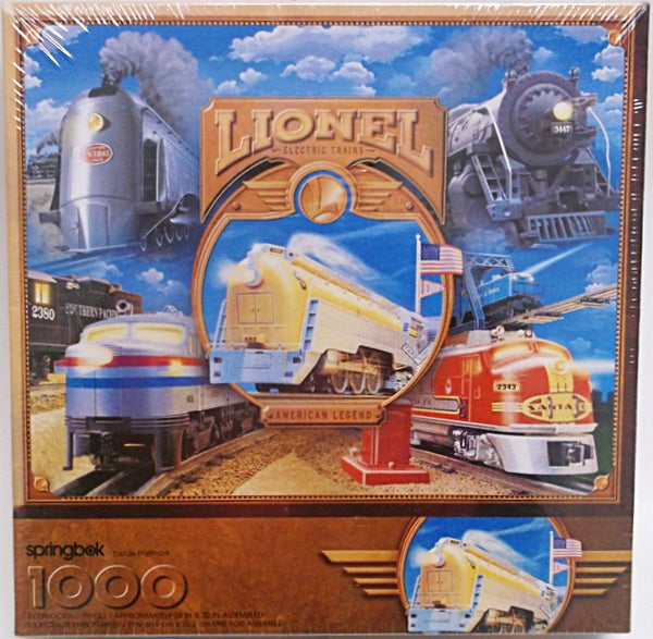 Springbok Lionel Electric Train American Legends Puzzle 1000pc