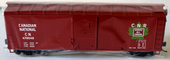 HO Scale Bowser Puce Creek Canadian National 40' Single Door Box Car Rd. #478332 Item #2-5979 (Brown)