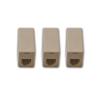 Digitrax LNMC3 RJ12 Modular Coupler 3 Pk.