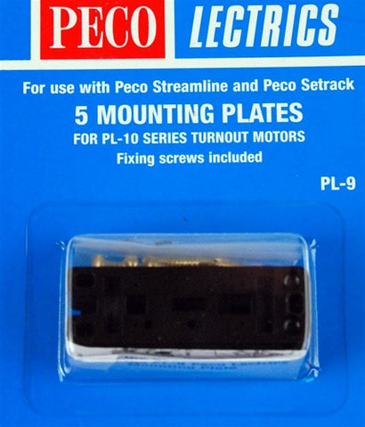 Peco HO 5 Mounting Plates PL-9