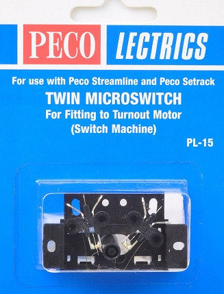 HO/N Peco Twin Microswitch PL15