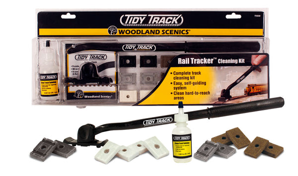 Woodland Scenics Tidy Track Rail Tracker Cleaning Kit TT4550
