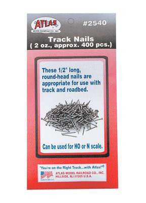 Atlas N & HO 1/2" Track Nails #2540