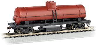 HO Bachmann Silver Series Unlettered Single Dome Track Cleaning Car Item #16303 Oxide Red