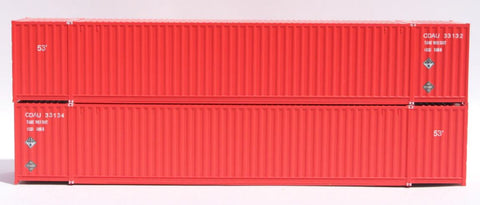 N JTC Canadian Tire Red Box Scheme 53' Corrugated Side Containers (2)
