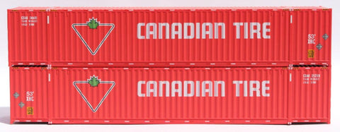 N JTC Canadian Tire Set #2 53' Corrugated Side Containers (2)