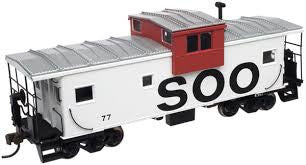 HO Atlas Extended Vision Caboose Soo Line No. 1912