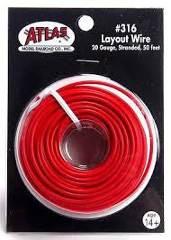 Atlas Layout Wire Red #316
