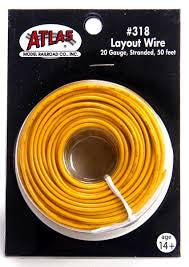 Atlas Layout Wire Yellow #318