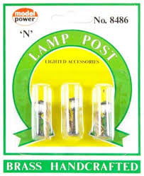 N Model Power Lighted Lamp Posts 8486