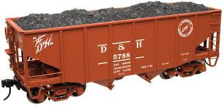 N Atlas Delaware & Hudson 55 Ton Fishbelly Hopper #5792