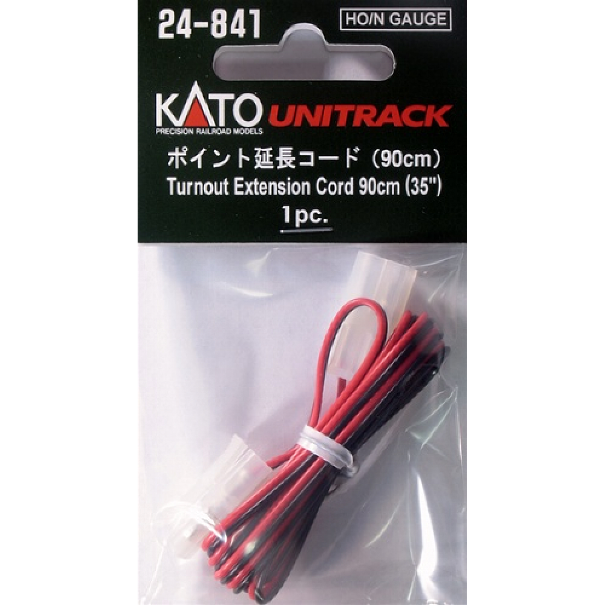 Kato HO/N Scale 35" Turnout Extension Cord #24-841