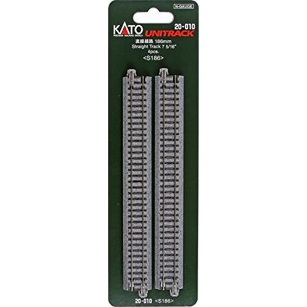 Kato N Scale 7 5/16" Straight Track #20-010