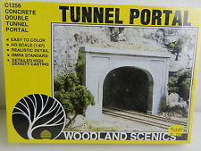 Woodland Scenics Concrete Double Tunnel Portal C1256