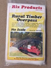 HO Rix Products Rural Timber Overpass Kit 628-0200