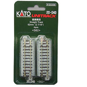 Kato N Scale 2 7/16" Straight Track #20-040