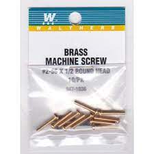 All Scale Walthers Brass Machine Screw #2-56 x 1/2 Round Head 947-1036